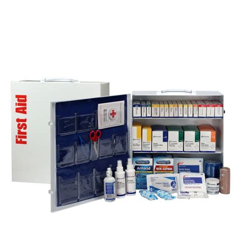 3 Shelf First Aid Cabinet With Medications Ansi Compliant