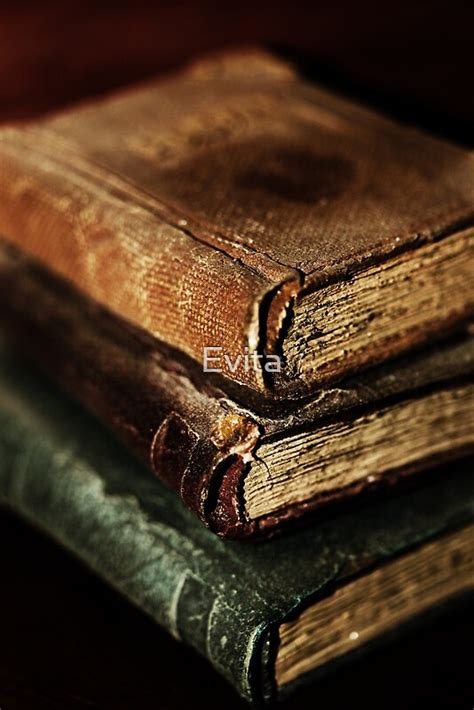 Stack Of Old Books By Evita Redbubble
