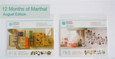 12 Months Of Martha Stewart Crafts August Supplies 12monthsofmartha