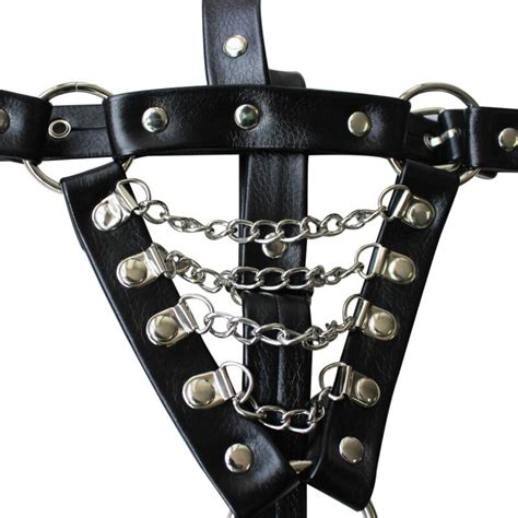 uk sexy women full body pu leather harness chains cupless buckles teddy custome ebay