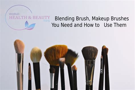 Blending Brush Makeup Brushes You Need And How To Use Them