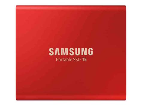 Portable Ssd T5 500gb Red Memory And Storage Mu Pa500rww Samsung Us