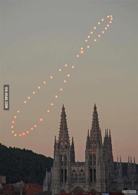 How The Sun Looks When You Take A Pictures At The Same Place And Time