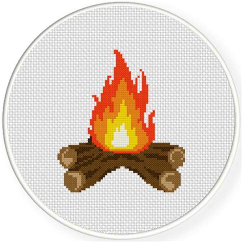 Start your next project with herrschners® today with yarn sales! Bonfire Cross Stitch Pattern - Daily Cross Stitch