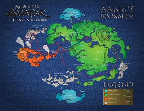 Avatar The Last Airbender Map Behance