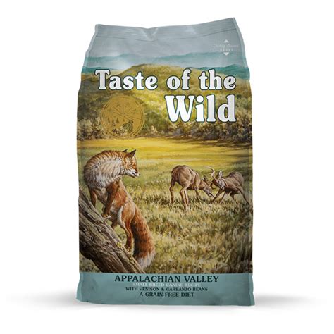 Real meat is the #1 ingredient; Taste of the Wild Grain Free Appalachian Valley Small ...