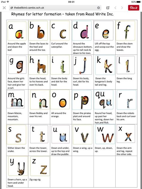 Best 25 Letter Formation Ideas On Pinterest Writing Letter Formation