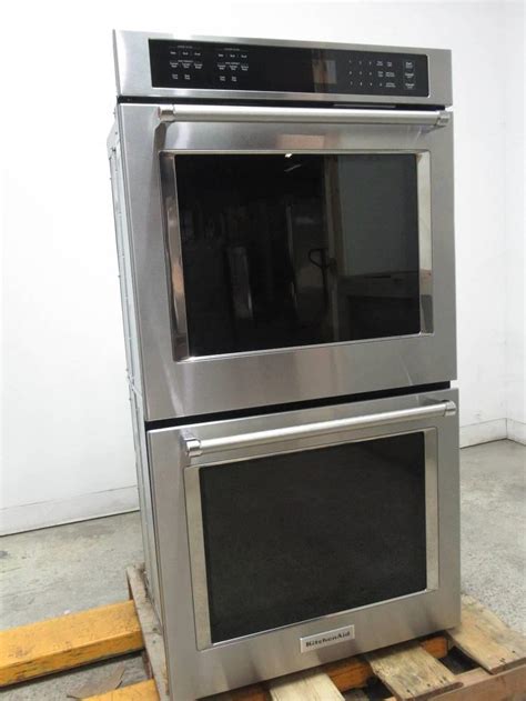 Kitchenaid 27 86 Cu Ft Self Cleaning Stainless Convect Wall Oven