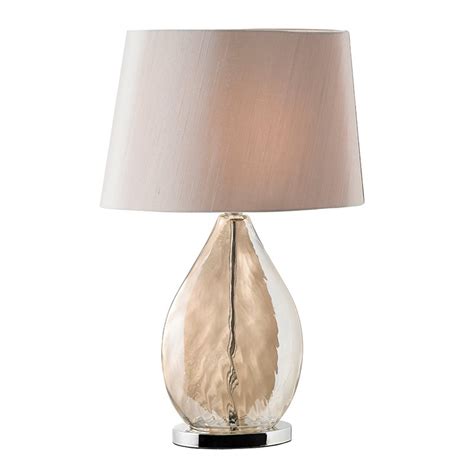 Kew Gold Tinted Glass Table Lamp