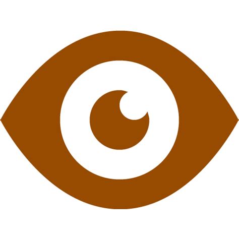 Brown Eye 2 Icon Free Brown Eye Icons