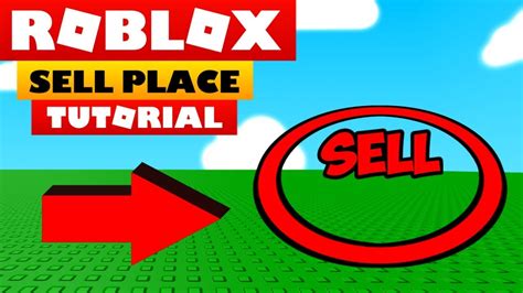 Roblox Studio Tutorial Sell Place Youtube