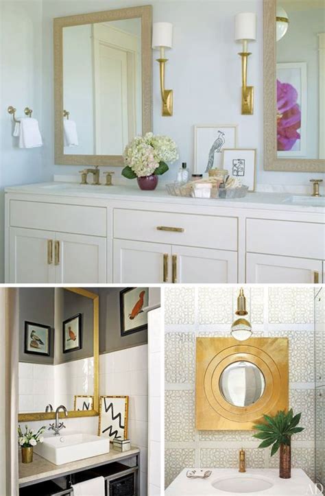 How To Decorate With Gold Bathroom Remodel Designs Decor Amazing