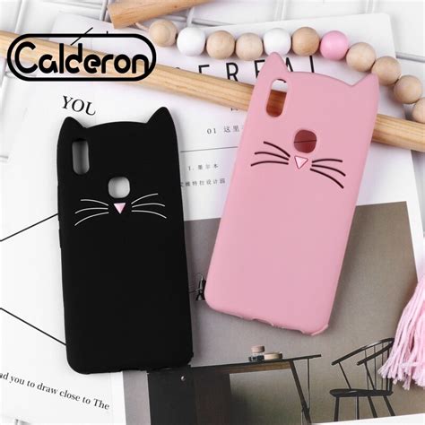 Mccollum Cute Silicon Cases For Oppo V9 Case Japan Glitter Beard Cat Lovely Ears Phone Cover