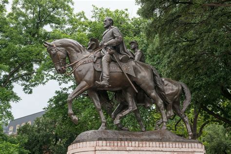 Equestrian Statue Of Confederate General Robert E Lee