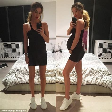 erin mcnaught flaunts bump at 37 weeks on instagram daily mail online