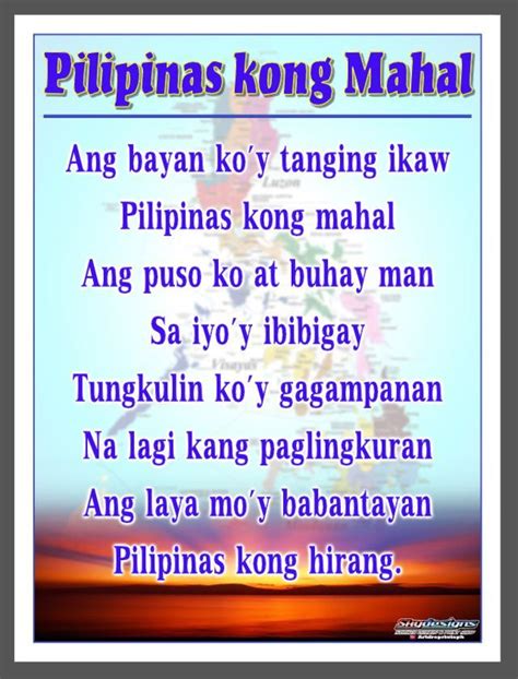 Educational Poster Tarpaulin Pilipinas Kong Mahal 45x60cm Lazada Ph