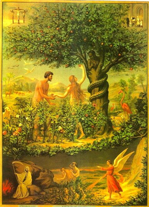 Pin By Ron Snyder On Adam And Eves Temptation Adam And Eve Garden Of Eden Bible Art