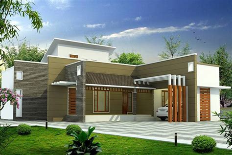 Modern Single Floor House Design In 1200 Sq Ft Homezonline