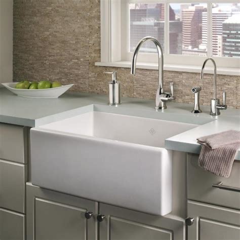 Farmhouse sinks have become quite popular, taking on an antique look and mixing the appearance with modern styles to create sophisticated accessories for any kind of kitchen. Best Farmhouse Sink: #1 Pick & Material Guide (2019 Review ...