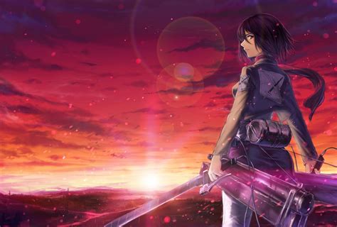 Tapi ada akhirnya umat manusia yang tersisa dengan bantuan raja pertama membuat sebuah tembok besar setinggi 50 meter untuk melindungi diri. Fondos de pantalla : Anime, Chicas anime, Shingeki no ...