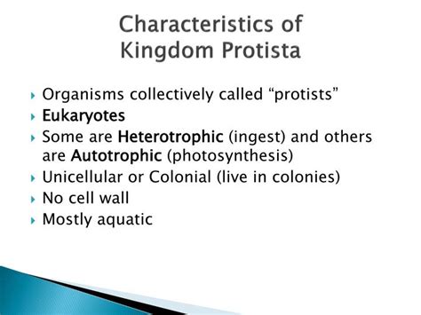 Kingdom Protista General Characteristics Ncert Based Neet Biology My