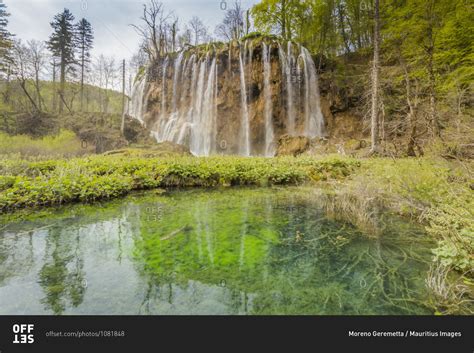 Waterfall Plitvice Lakes National Park Plitvice Jezera Lika Senj