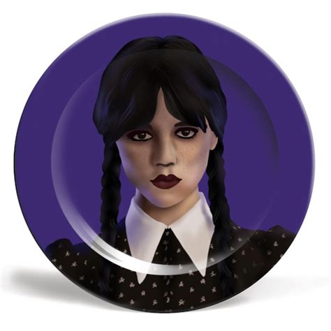 Wednesday Addams Xmas Bauble By Rock And Rose Creative Art Wow