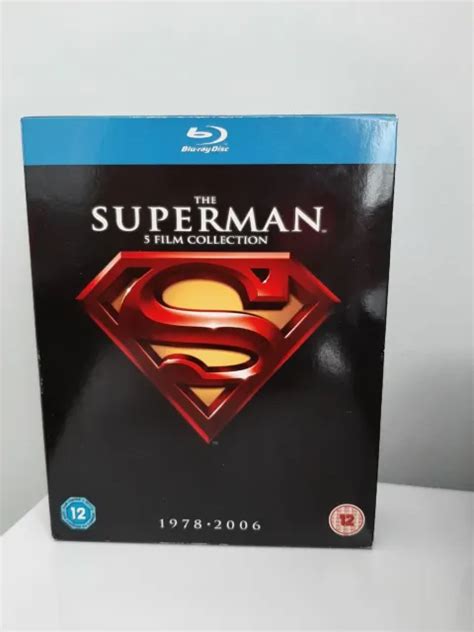 SUPERMAN THE ULTIMATE Collection Blu Ray 5 Movie Series Box Set 10 00