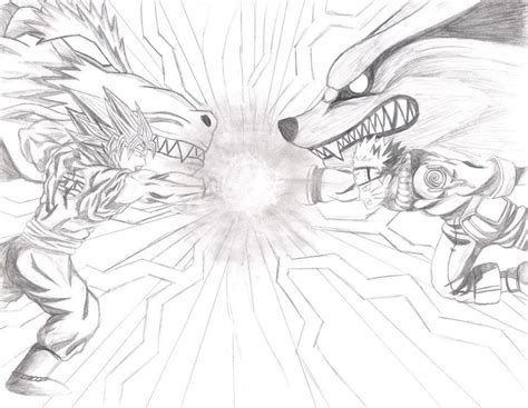 Goku Vs Naruto By Goldenchupacabra On Deviantart