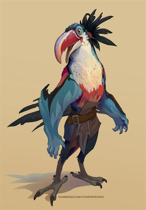 Artstation The Toucan And The Lion Cindy Avelino Fantasy Character