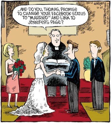Getting Married Nowadays Social Media Humor Funny Comic Strips