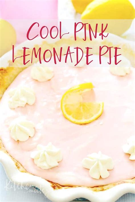 Cool Pink Lemonade Pie