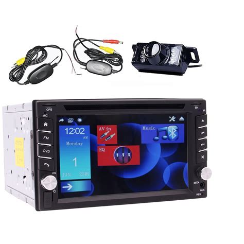 Car Stereo Double Din Gps Sat Nav Mp Mp With Cd Dvd Player Support Bluetooth Radio Rds