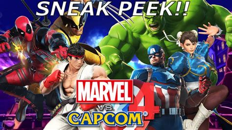 Exclusive Sneak Peek At Marvel Vs Capcom 4 Youtube