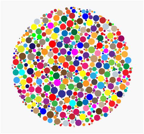 Colorful Prismatic Chromatic Rainbow Circles Dots International