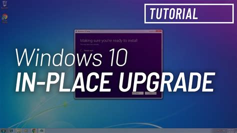 Upgrade Windows 7 To Windows 10 Preserving Files And Apps Youtube