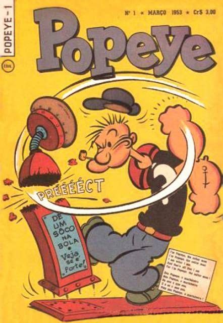 Popeye Popeye Cartoon Dell Comic