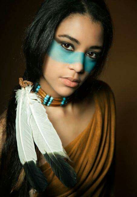 Cherokee Princess Native American Women Native American Makeup