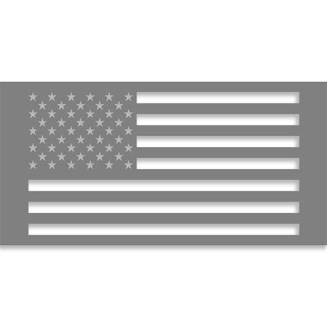Usa Flag Stencil 4 X 7