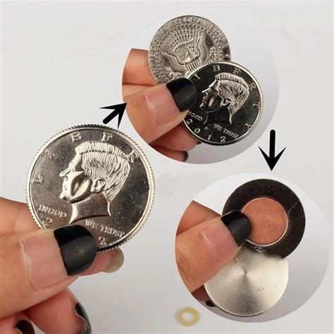 Magnetic Flipper Coin Butterfly Coinandmoney Magic Magic Trick Coin
