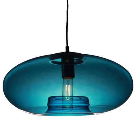 Best Collection Of Turquoise Blue Glass Pendant Lights Pendant