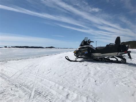 Provincial Police Officers Remind Snowmobilers To Ride Safely Sudbury