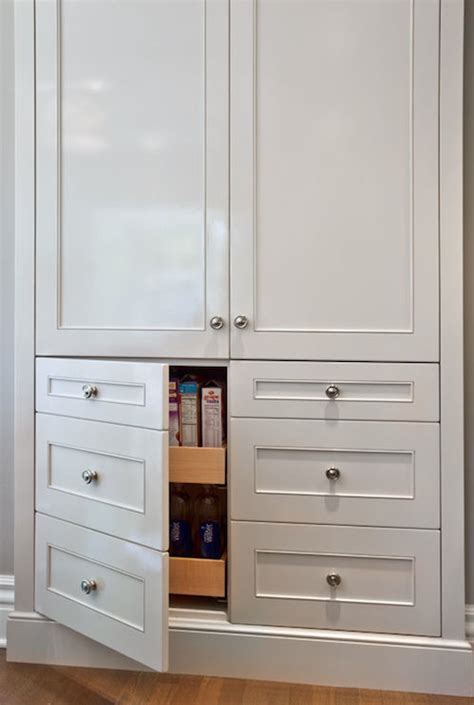 Storage in kitchen cabinetry is one of the many decisions a homeowner must make when it comes to designing or renovating their kitchen. Faux Kitchen Drawers - Transitional - kitchen - Elizabeth ...