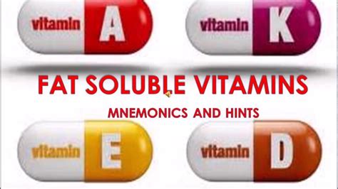 Fat Soluble Vitamins Mnemonics And Hints Youtube