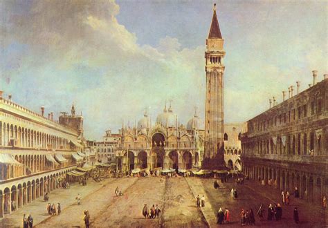 Canaletto Piazza San Marco 1723 Piazza San Marco Canaletto Painting Reproductions