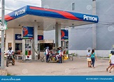 A Small Petron Gas Station Located in Puerto Galera, Philippines ...