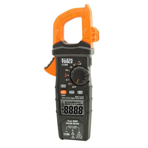 Klein Tools 600 Amp Acdc True Rms Auto Ranging Digital Clamp Meter