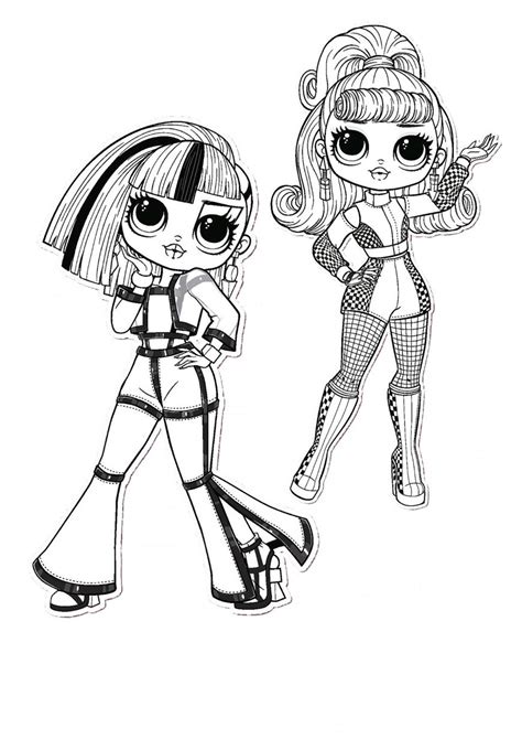 Omg Doll Coloring Pages Fun Coloring Page