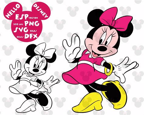 Free Svg Files For Cricut Minnie Mouse 70 SVG File For DIY Machine