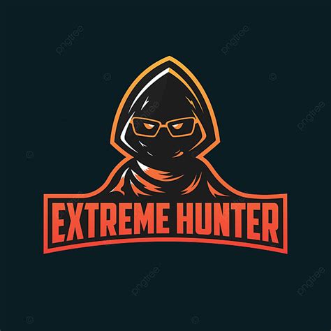 Gaming Logo Gamer Vector Design Images Extreme Hunter Gaming Logo